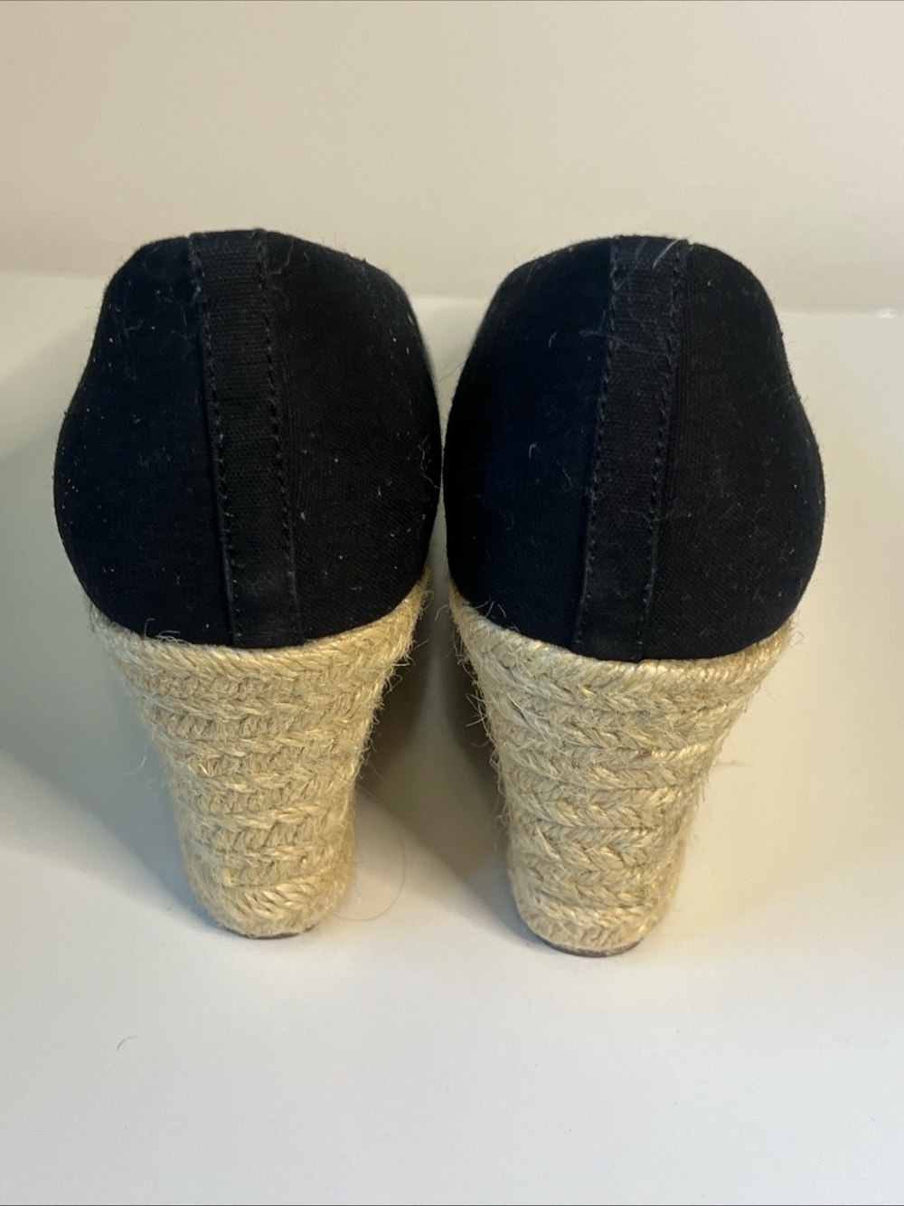 J Crew Seville Black Canvas Espadrille Wedge (NWOT) - Picture 12 of 14